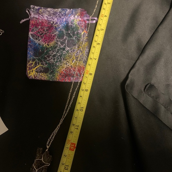 2/$60🍀 NIP Rainbow Aura Quartz Stone Necklace - Picture 3 of 5